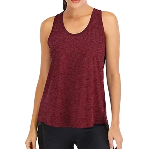 Fitness Women Shirts Sleeveless Loose Blouse
