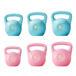 Women Lifting Kettle 2-6kg Dumbbell Carrying Kettlebells